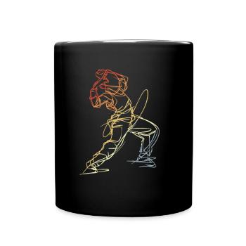 Breakdancer Sketch - Full Colour Mug - black - Front