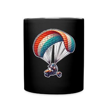 Moteur Paramoteur - Mug uni - noir - Devant