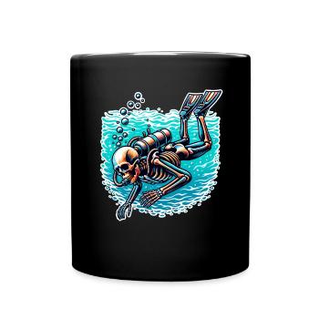 Diving Divers - Full Colour Mug - black - Front