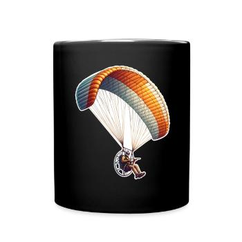 Moteur Paramoteur - Mug uni - noir - Devant