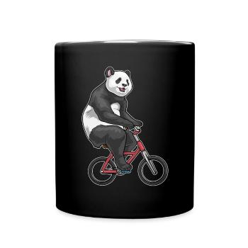 Vélo Panda - Mug uni - noir - Devant