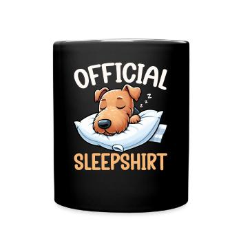Maison de couchage officielle Airedale Terrier - Mug uni - noir - Devant