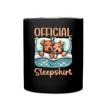 Maison de couchage officielle Airedale Terrier - Mug uni - noir - Devant
