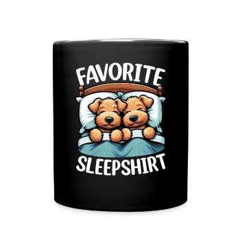 Maison de couchage officielle Airedale Terrier - Mug uni - noir - Devant