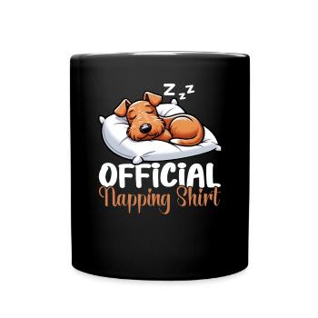 Maison de couchage officielle Airedale Terrier - Mug uni - noir - Devant