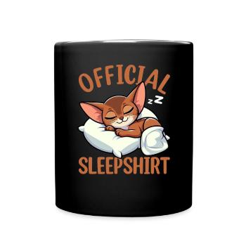 Officiel Sleeping House Abyssin Cats - Mug uni - noir - Devant