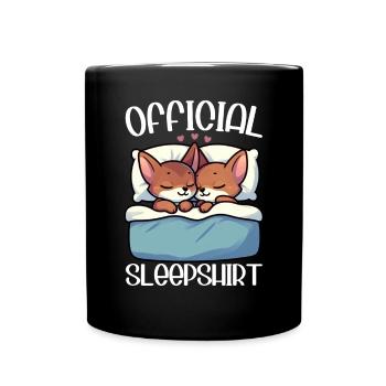 Officiel Sleeping House Abyssin Cats - Mug uni - noir - Devant