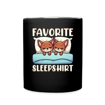 Officiel Sleeping House Abyssin Cats - Mug uni - noir - Devant