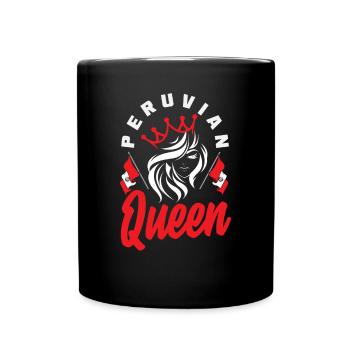 Peru Peruaner Geschenk - Tasse einfarbig - Schwarz - Vorne