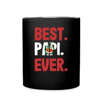 Peru Peruaner Geschenk - Tasse einfarbig - Schwarz - Vorne