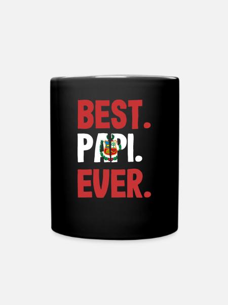 Peru Peruaner Geschenk - Tasse einfarbig - Schwarz