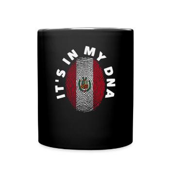Peru Peruaner Geschenk - Tasse einfarbig - Schwarz - Vorne