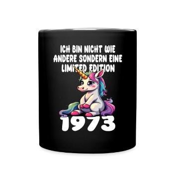 Edition Limitée 1973 Anniversaire Né 1973 - Mug uni - noir - Devant