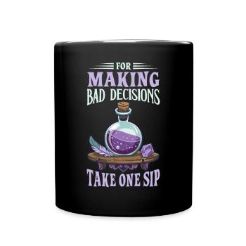 Potion Fantasy Enthusiast RPG Gamer - Full Colour Mug - black - Front