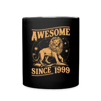 Signe astrologique Lion Zodiaque Anniversaire Année 1999Leo - Mug uni - noir - Devant