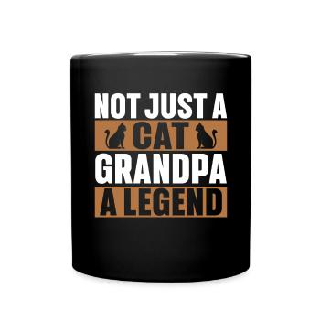 Chats Cadeaux Papy - Mug uni - noir - Devant