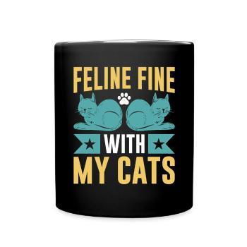 Chats Cadeaux Papy - Mug uni - noir - Devant