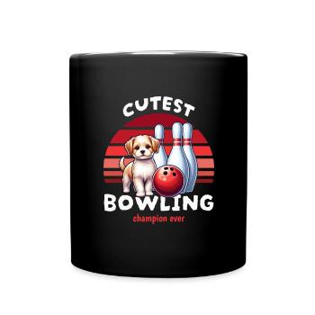 Bowling pour chien - Mug uni - noir - Devant
