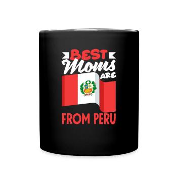 Peru Peruaner Geschenk - Tasse einfarbig - Schwarz - Vorne