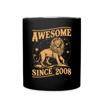 Leo Astrological Sign Zodiac Birthday Year 2008Leo - Tasse einfarbig - Schwarz - Vorne