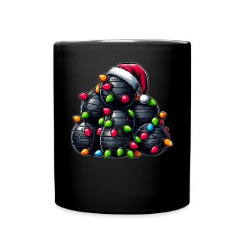 Slamball Santa Hat Xmas - Full Colour Mug - black - Front