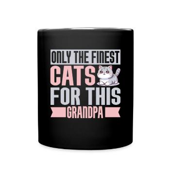 Chats Cadeaux Papy - Mug uni - noir - Devant