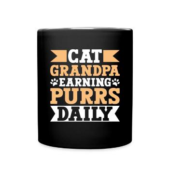 Chats Cadeaux Papy - Mug uni - noir - Devant