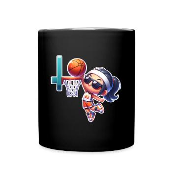 Basketball Basketball Women Basketball - Full Colour Mug - black - Front