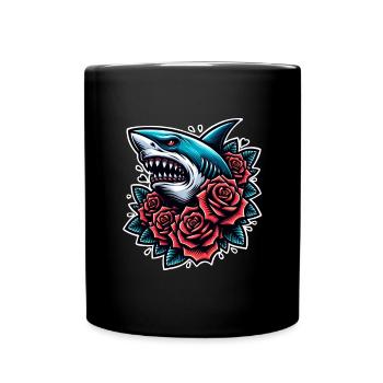Shark - Full Colour Mug - black - Front