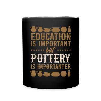 Pottery Ceramics Artist Education - Tasse einfarbig - Schwarz - Vorne