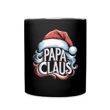 Lieber Nikolaus Papa Vater für den Papa am Niko - Tasse einfarbig - Schwarz - Vorne