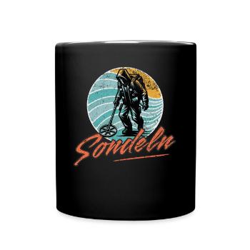 Sondeln Metalldetektor - Tasse einfarbig - Schwarz - Vorne