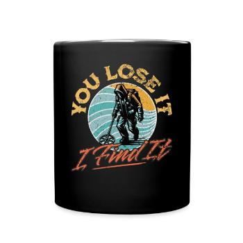 Détecteur de métaux de sonde - Mug uni - noir - Devant