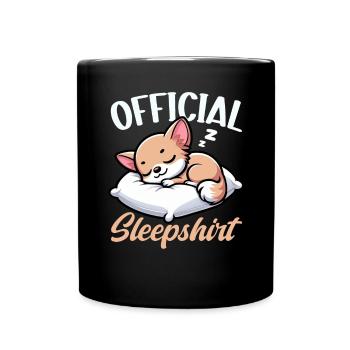 Maison Officielle Sleeping House Chihuahua Chien Schlafyhead - Mug uni - noir - Devant