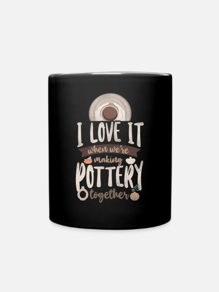 Pottery Ceramics Artist Friends - Tasse einfarbig - Schwarz