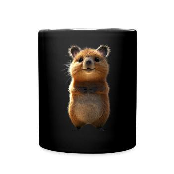 Quokka Be Quokka Heureux Australie Sourire Quokkas - Mug uni - noir - Devant