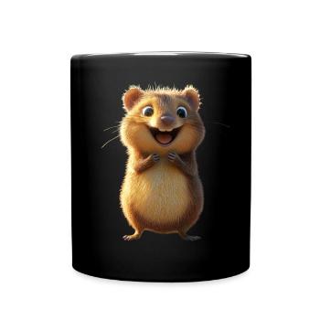 Quokka Be Quokka Heureux Australie Sourire Quokkas - Mug uni - noir - Devant