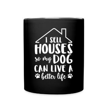 Real Estate Agent Real Estate Agent Gift - Full Colour Mug - black - Front