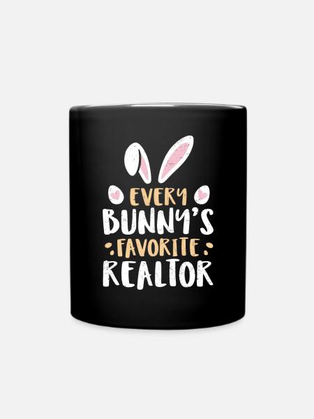Immobilienmakler - Tasse einfarbig - Schwarz