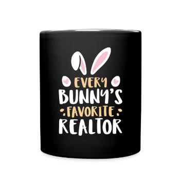 Real Estate Agent Real Estate Agent Gift - Full Colour Mug - black - Front