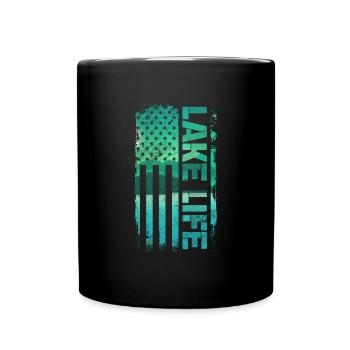 Wakeboard - Tasse einfarbig - Schwarz - Vorne