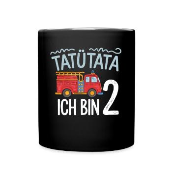 2e anniversaire des pompiers de Tatütata - Mug uni - noir - Devant