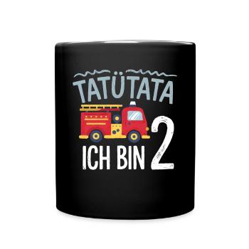2e anniversaire des pompiers de Tatütata - Mug uni - noir - Devant