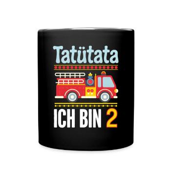 2e anniversaire des pompiers de Tatütata - Mug uni - noir - Devant