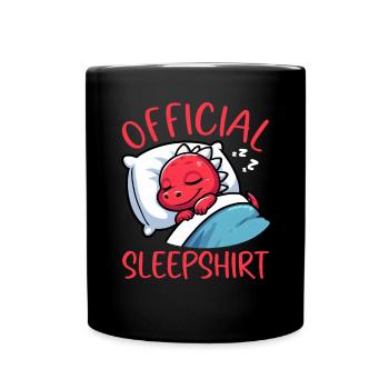 Dormeur officiel Dragon Sweet Lazy - Mug uni - noir - Devant