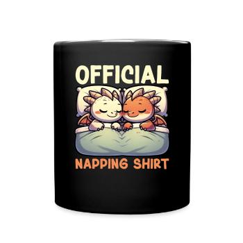 Dormeur officiel Dragon Sweet Lazy - Mug uni - noir - Devant