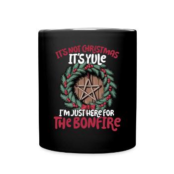 It's not Christmas, it's the winter solstice - Full Colour Mug - black - Front