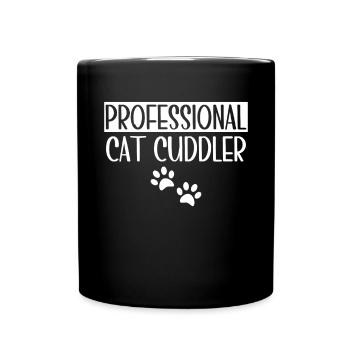 Cat Mom Gifts - Tasse einfarbig - Schwarz - Vorne