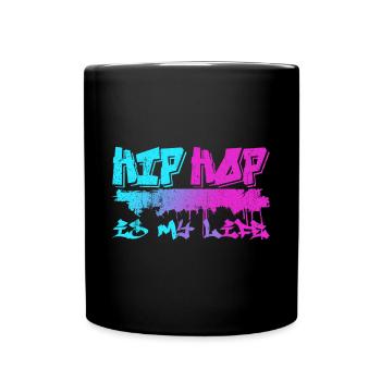 Breakdance Bboy Bgirl HipHop - Tasse einfarbig - Schwarz - Vorne