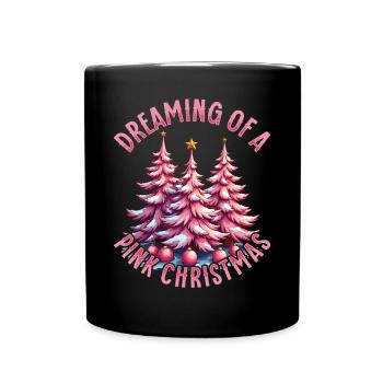 Rêver d’un Noël festif - Mug uni - noir - Devant